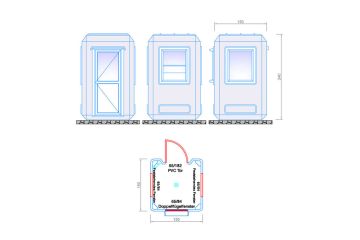 Pförtnerhaus mit 2,25 m²