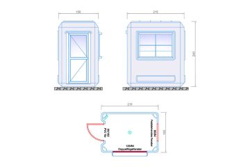 Pförtnerhaus mit 3,225 m²