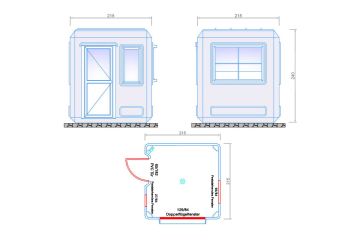 Pförtnerhaus mit 4,62 m²