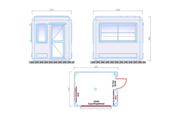 Pförtnerhaus mit 5,80 m²