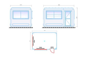 Pförtnerhaus mit 10,53 m²