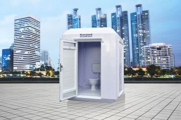 Mobile Toiletten und Duschen