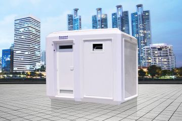 Mobile Toiletten und Duschen