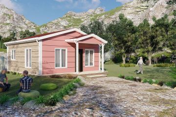 Einstöckiges Stahlhaus