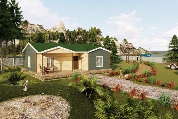 Einstöckiges Stahlhaus