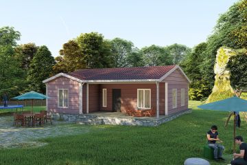 Einstöckiges Stahlhaus