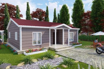 Einstöckiges Stahlhaus