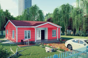 Einstöckiges Stahlhaus