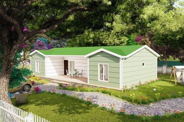 Einstöckiges Stahlhaus